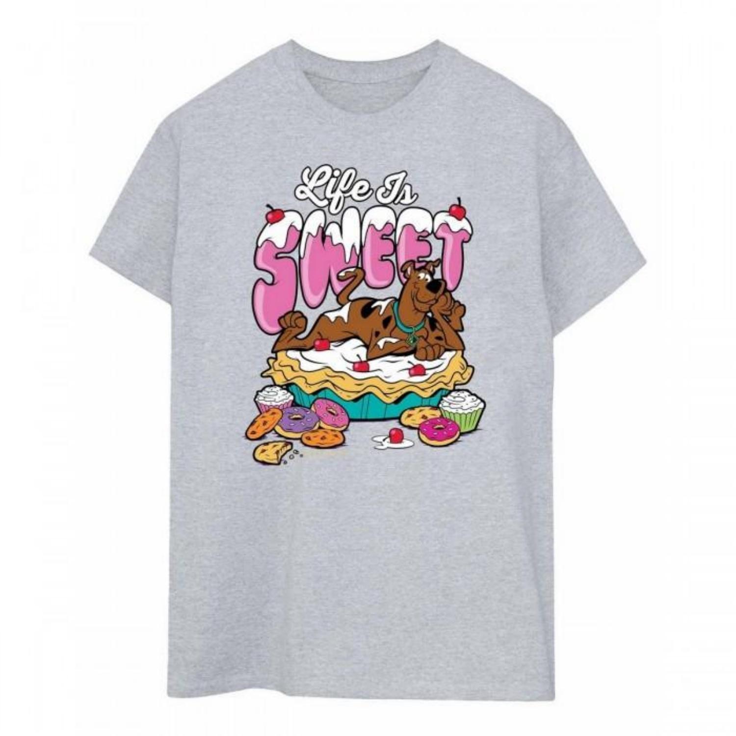 Scooby Doo Mens Life Is Sweet T-Shirt S