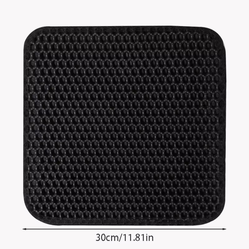 

1/2/3Pcs 30x30cm Pet Litter Mat Waterproof Double Layer Pet Litter Mat Non Slip Mat Washable Cat Mat Pet Supplies 1pcs