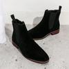 Winter Herren Stiefeletten Europa Amerika Britischer Stil Heißverkaufende Herren Hochzeit Spitzschuhe Klassische Wildleder Chelsea Boots 2024