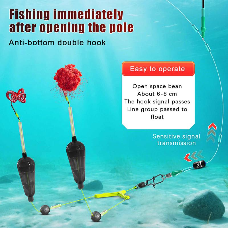 1 Pezzo 3 Amo Hair Rigs da Pesca Amo con Ardiglione Amo Iseni Amo da Carpfishing Pronto all'Uso Misura 4#-11# Rigs da Carpfishing Esca da Pesca