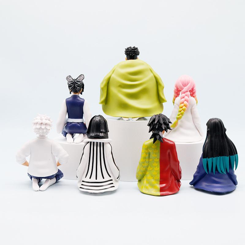 New Original Demon Slayer Kimetsu No Yaiba Kanroji Mitsuri Shinazugawa Sanemi Model Dolls Figurine Collectible