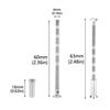4mm 50 Pack Screw Set Door Handle Screws Durable Suitable for Cabinets & Drawers
