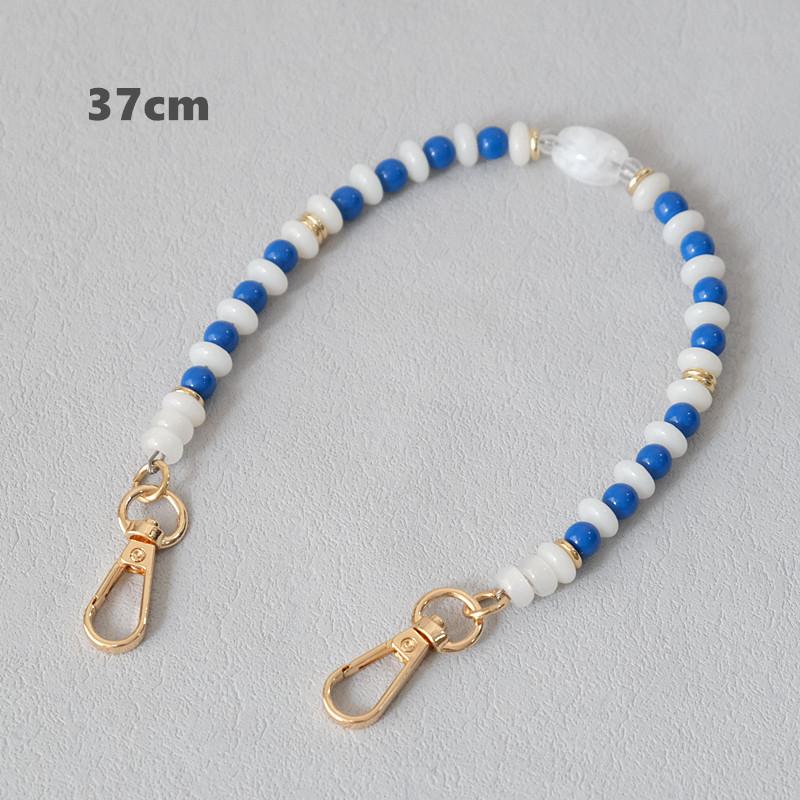 New Woman Bag Accessory Green White Candy Acrylic Resin Beaded Part Handcrafted Wristband Bag Strap Women Bag Handle Chain