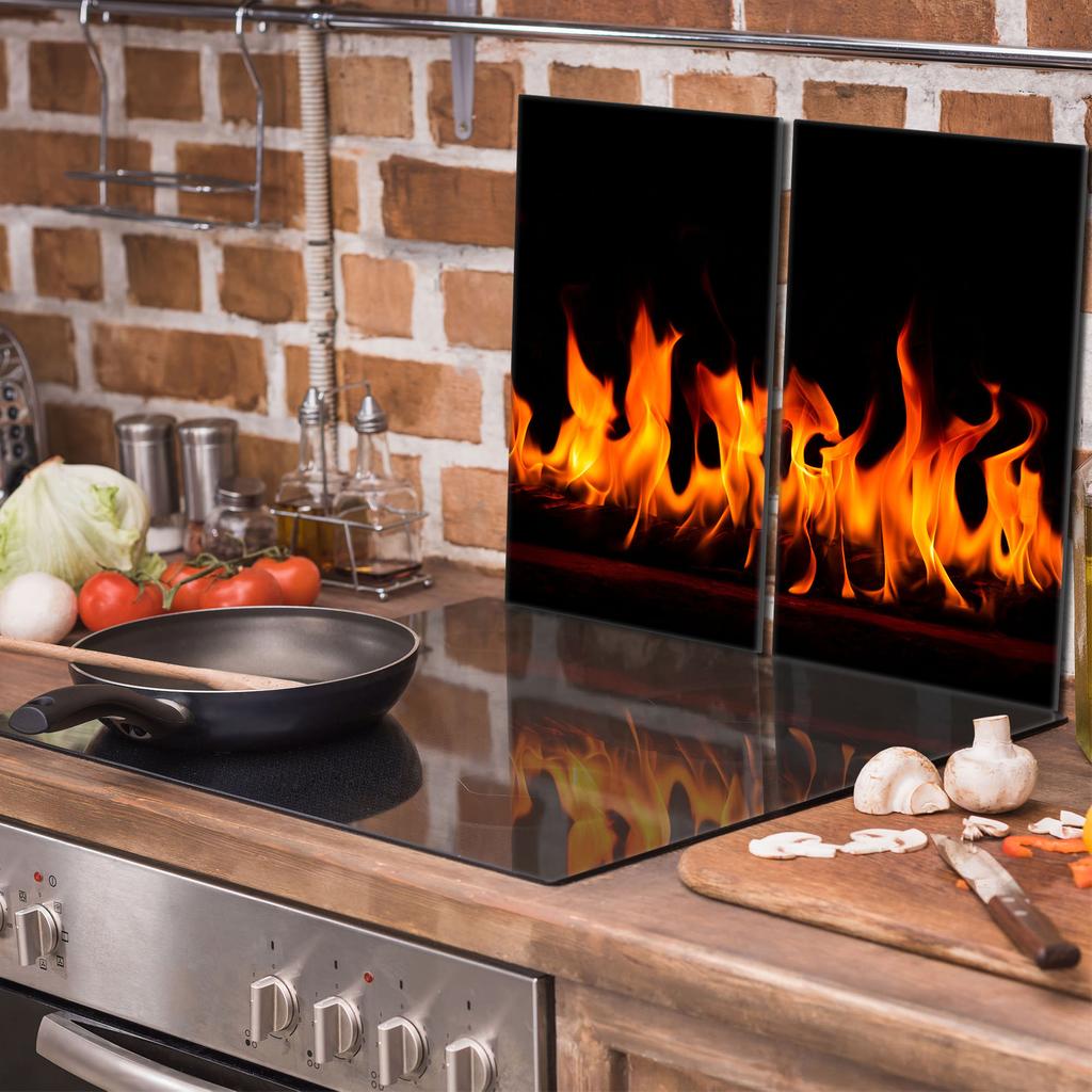 Glass Hob Protector 2x30x52 Fire