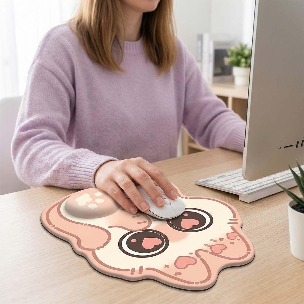 Cartoon Cat Large Mouse Mat Hand Guard Kawaii Cat Mouse Pad Black Cat Mouse Pads Office Desk
