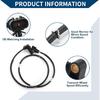 ABS Wheel Speed Sensor Front Left ABS Sensor Anti-lock Braking System Sensor No.MR370932/970124/2ABS0426/0844807 for MITSUBISHI ECLIPSE 2000-2005