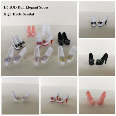 Multicolors Elegant High Heels 2cm Length Casual Sandal Super Model Shoes for 1/6 BJD 30cm Dolls