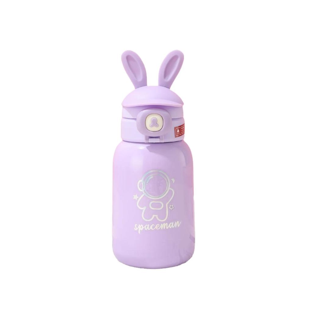 500ML Cartoon Rabbit Design Stainless Steel Vacuum Insulated Water Bottle Portable Thermal Cup for Students