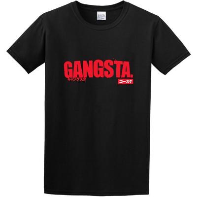 Gangsta Manga Anime Logo Graphic T-Shirt Black