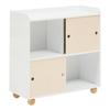 2-door 1-shelf Storage Unit "Bouli" Beige Atmosphera for Kids