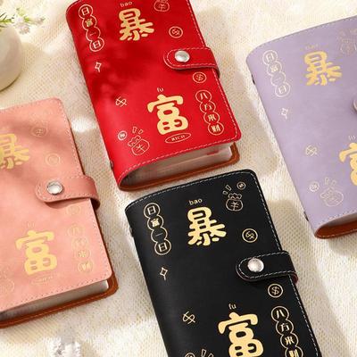 50 Sheets Money Saving Binder Large Capacity Saving Money Planner 2025 Multiple Compartments Cash Storage Bag For Workplace Home