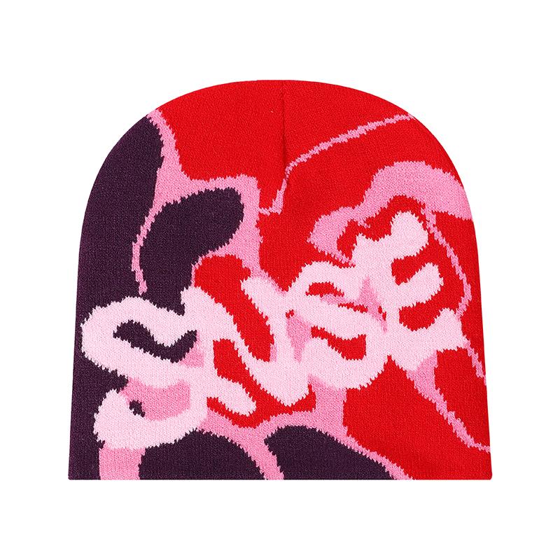 Best Price Jacquard Beanie with Fold Cuffless Winter Skull Knitted Hat Low MOQ Custom Logo High Quality for Beach Use