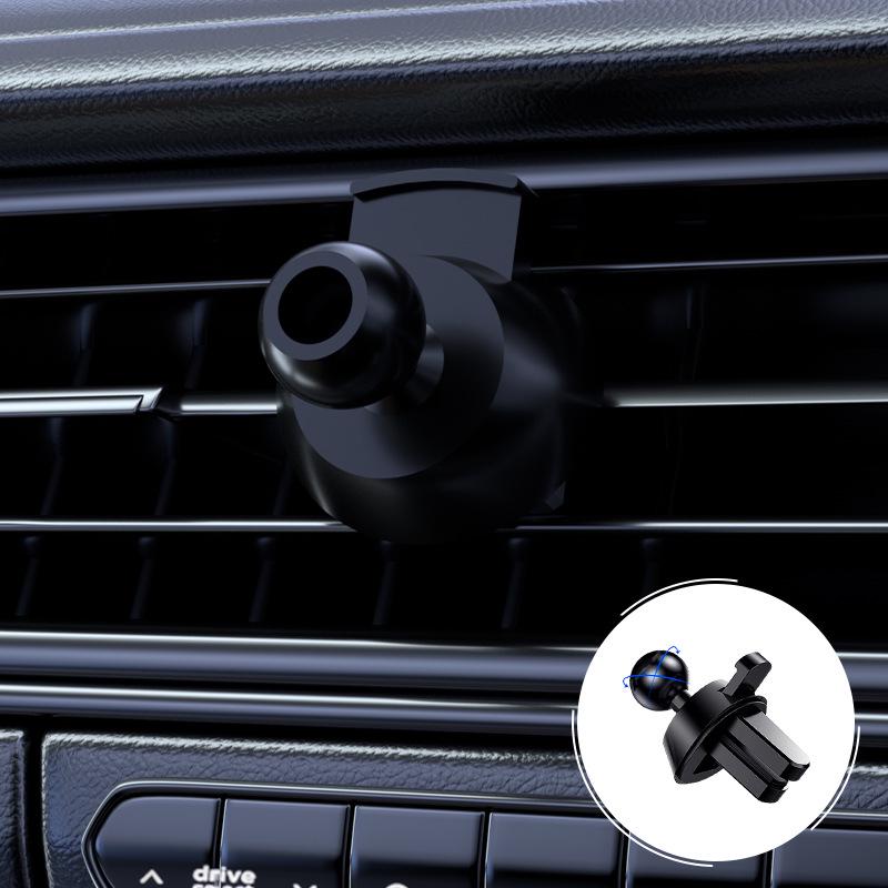 Universal Car Phone Holder: Suction Cup, Vent Clip, Adhesive Tripod for Flat Surfaces