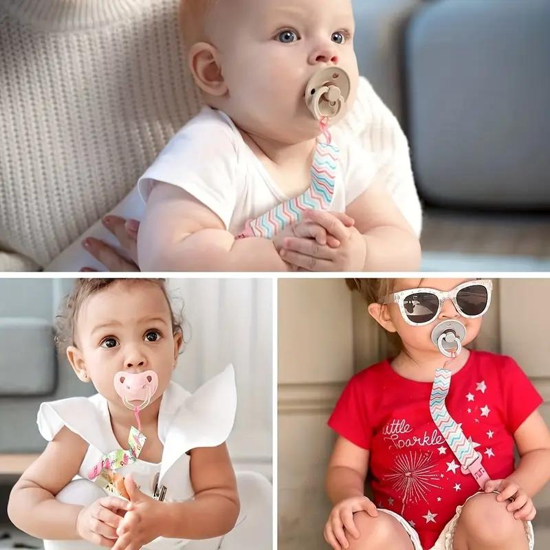 1/4pcs Cute and Durable Pacifier Holder Clips for Boys and Girls - Perfect Gift for Holidays