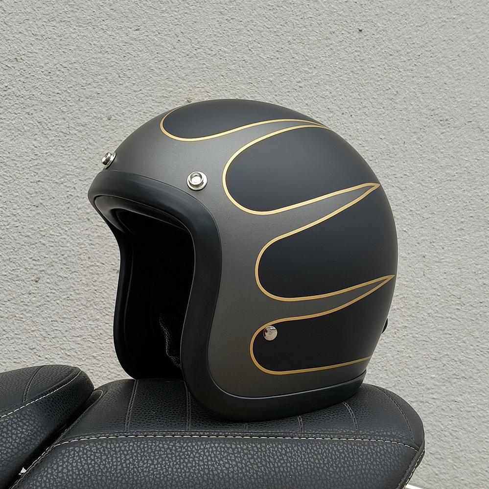 Low Profile Open Face Retro Small Shape Motorbike Helmet Motorcycle Helmet TT&COCASCOS 500TX Helmet Japanese Style Korea Style