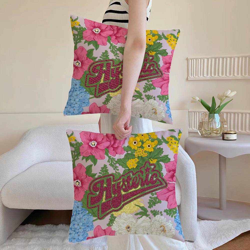 

H-Hysterics casual Pillow Case Sofa and Living Room Decorative Cushion Covers Dust-proof and Mite-proof Invisible Zipper 12x12Inch