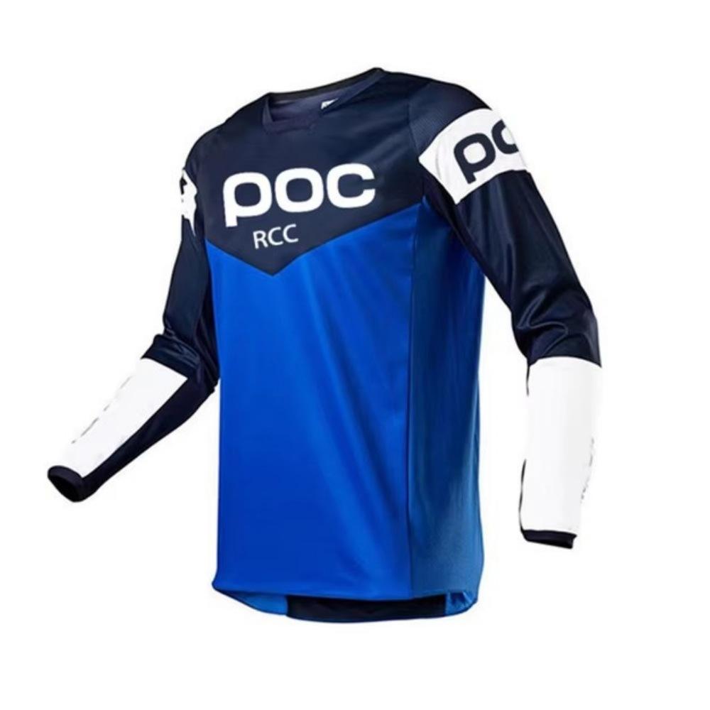 RCC POC off-road motorcycle shirt downhill suit, mountain bike T-shirt, cycling jersey, long-sleeve downhill suit XXS