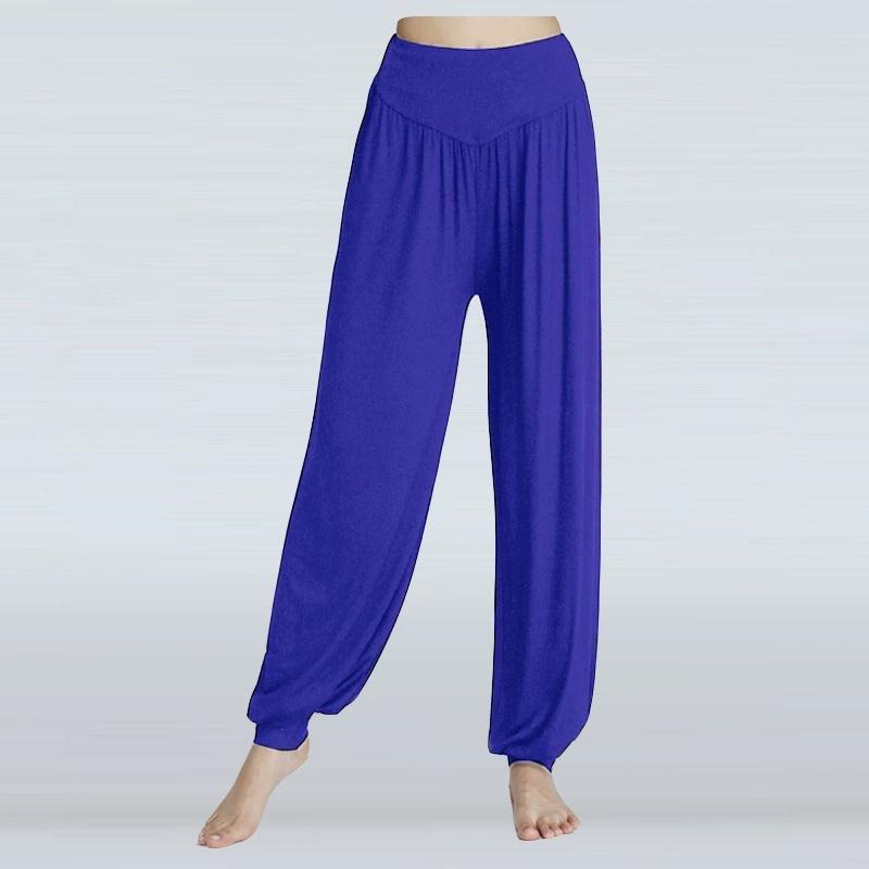 Spring Summer Women's Elastic Loose Casual Cotton Soft Yoga Sports Dance Pants Comfortable and Breathable