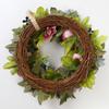 Valentines Day Wreath Peony Round Durable Artificial Flower for Wedding
