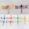 25Pcs Fake Dragonfly Garden Stake Decoration Indoor Outdoor Yard Lawn Patio Artificial Dragonfly Stake Planter Pot 3D Simulation Dragonfly Ornament