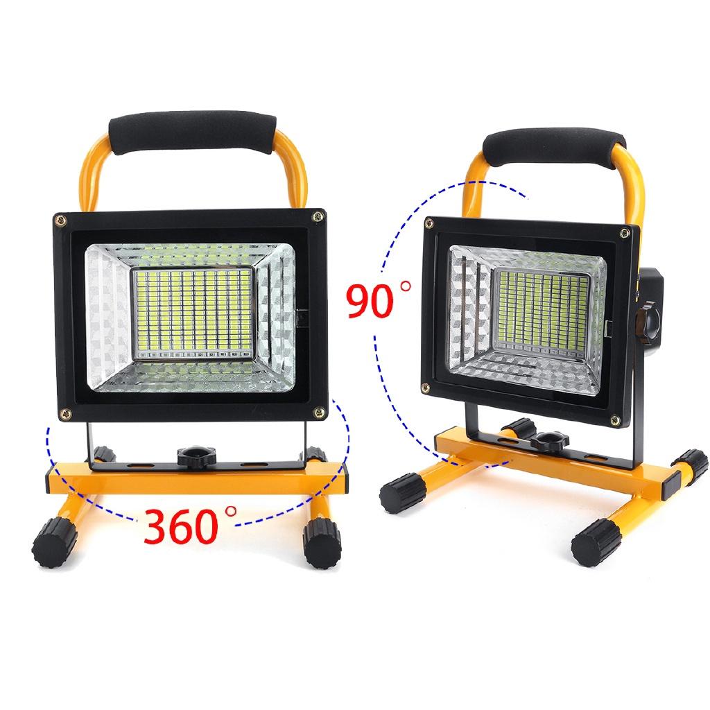 800W 170 LED Floodlight Remote Waterproof Spot Work Camping Outdoor Handheld Work Lights Portable Lantern Rechargeable