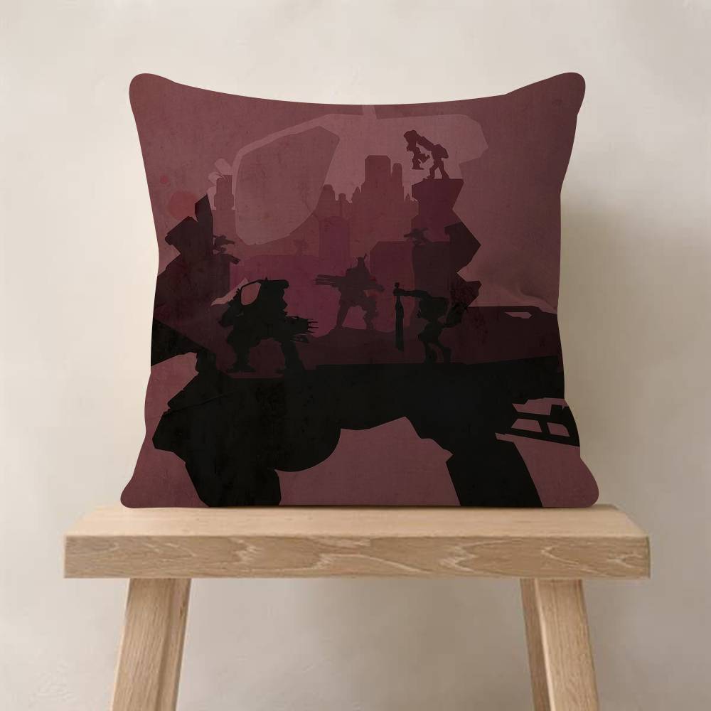 Game TTitanfall Pillow Gift Home Office Decoration Pillow Bedroom Sofa Car Cushion CoverPillow Case