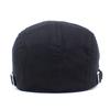 Solid Color Splicing Beret Men's Cotton Cap Outdoor Sports and Leisure Hat Forward Hat
