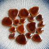 100g DIY Ceramic Mosaic Tiles Glass Leaf Petal Shape Handmade Ornaments Tiles Wall Crafts Crystal for Decorative Material Cerh1