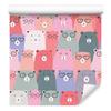 Colorful Teddy Bears Wallpaper In Scandinavian Style for Living Room and Bedroom 50x1000