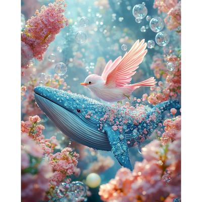 Diamant-Stickerei-Verkauf Delphin Tier Bild von Strass Malerei Kreuzstich Kits Home Decor Full Round Drill