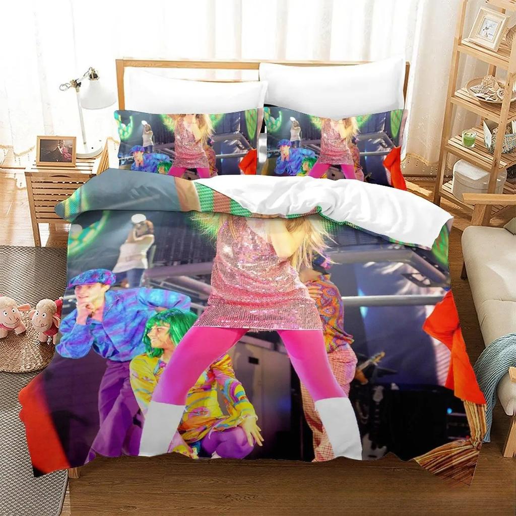 3D Print Hannah Montana All Season Duvet Cover Bedding Comforter Sets Soft Quilt Cover And Pillowcases Single_Double_Queen_King