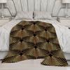Wavy Pattern Blanket Microfiber Flannel Cover Blanket Bedroom Living Room Sofa Soft And Comfortable Home Decoration