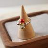 Copper Adjustable Fashionable Finger Ring For Women With Exquisite Geometric Design And Chic Aesthetic