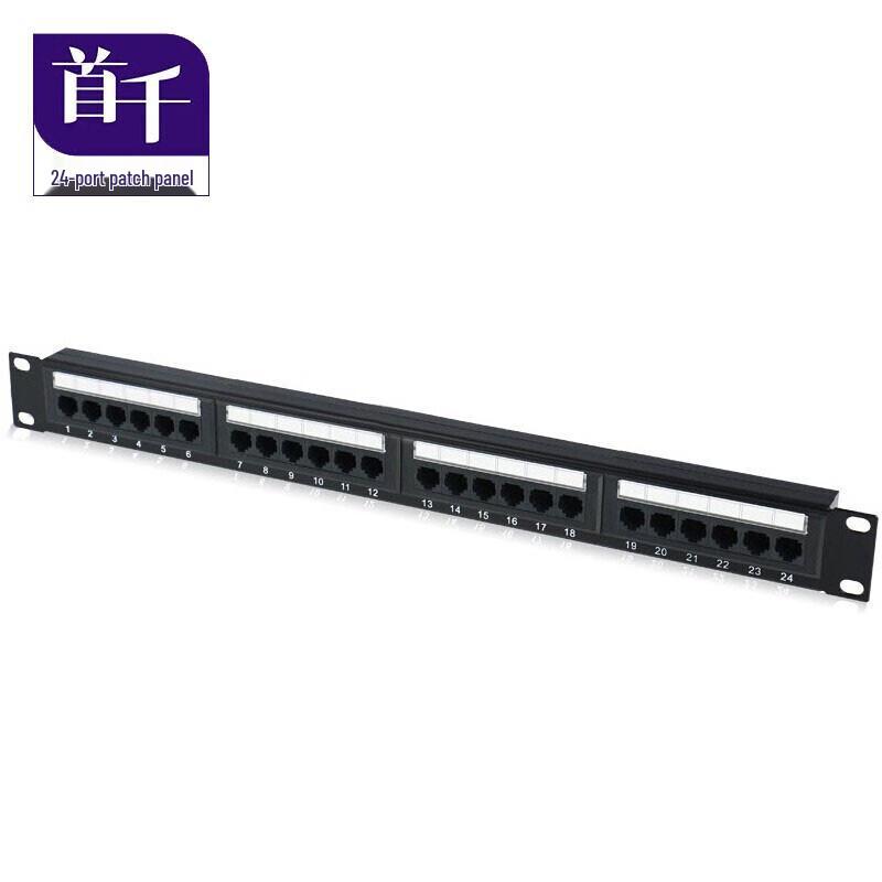 SHOCHAN Rackmount Network & Voice Patch Panels and Cable Management
