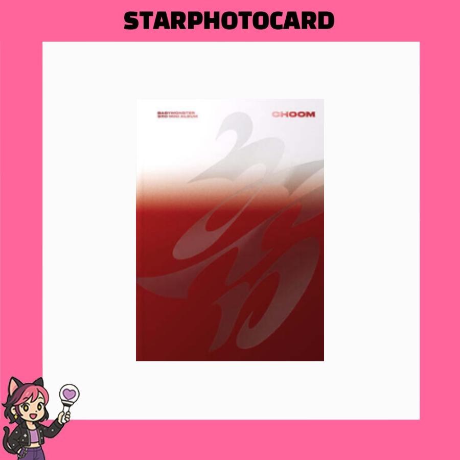 [PRE ORDER] BABYMONSTER - [ CHOOM ] 3RD MINI (STANDARD Ver.) CRIMSON