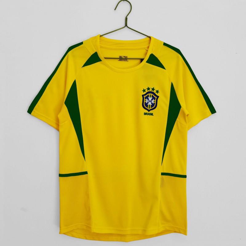 Retro Brazīlijas Nacionālās Komandas Futbola Krekls