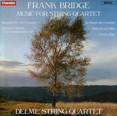 LP Record FRANK BRIDGE THE DELM STRING QUAR  Music For String Quartet ABRD1073 CHANDOS 1983 UK Classical Used