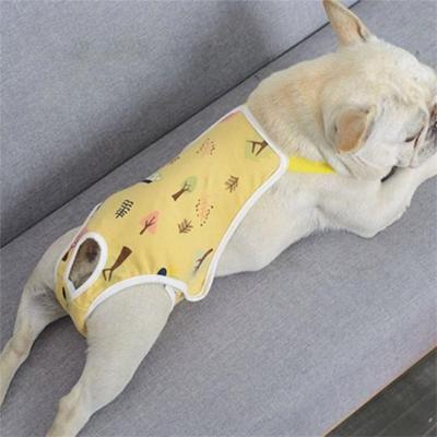 Hunde-Hygienehöschen, physiologische Haustierhose mit verstellbarem Hosenträger, wiederverwendbare, atmungsaktive Baumwoll-Overall-Unterwäsche für Mädchen, Welpen
