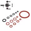 Coffee Machine O     Kit Silicone Coffee Machine Large and Small Gaskets for Replacement Black and Red