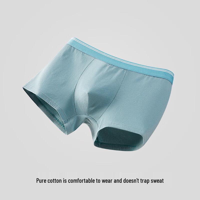 Yuzhaolin Men's Breathable Antibacterial Cotton Boxer Briefs Multipack