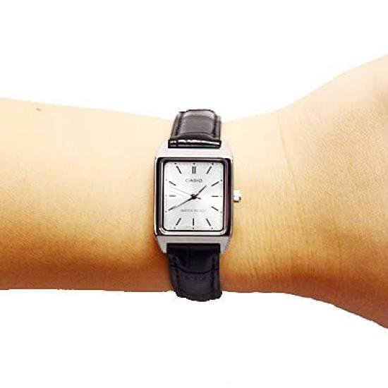 CASIO STANDARD Cheap Casio Simple Square Business Wristwatch, Women's, Design, Casual, Leather, Brown, LTP-V007L-7E2 [Used]