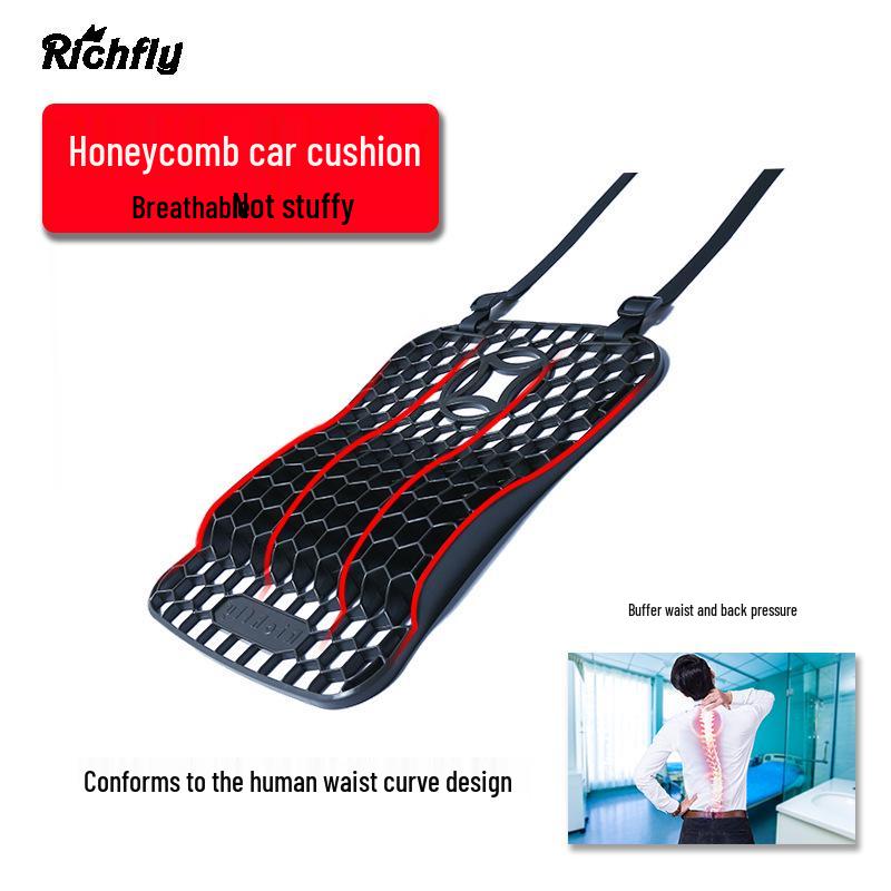 Universal Honeycomb Silicone Seat Cushion for Car, Office, and Sofa - Breathable and Cool for All Seasons