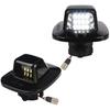 Pair of Black LED License Plate Lights for Chevrolet '88-'00 C1500 K1500 Silverado Tahoe