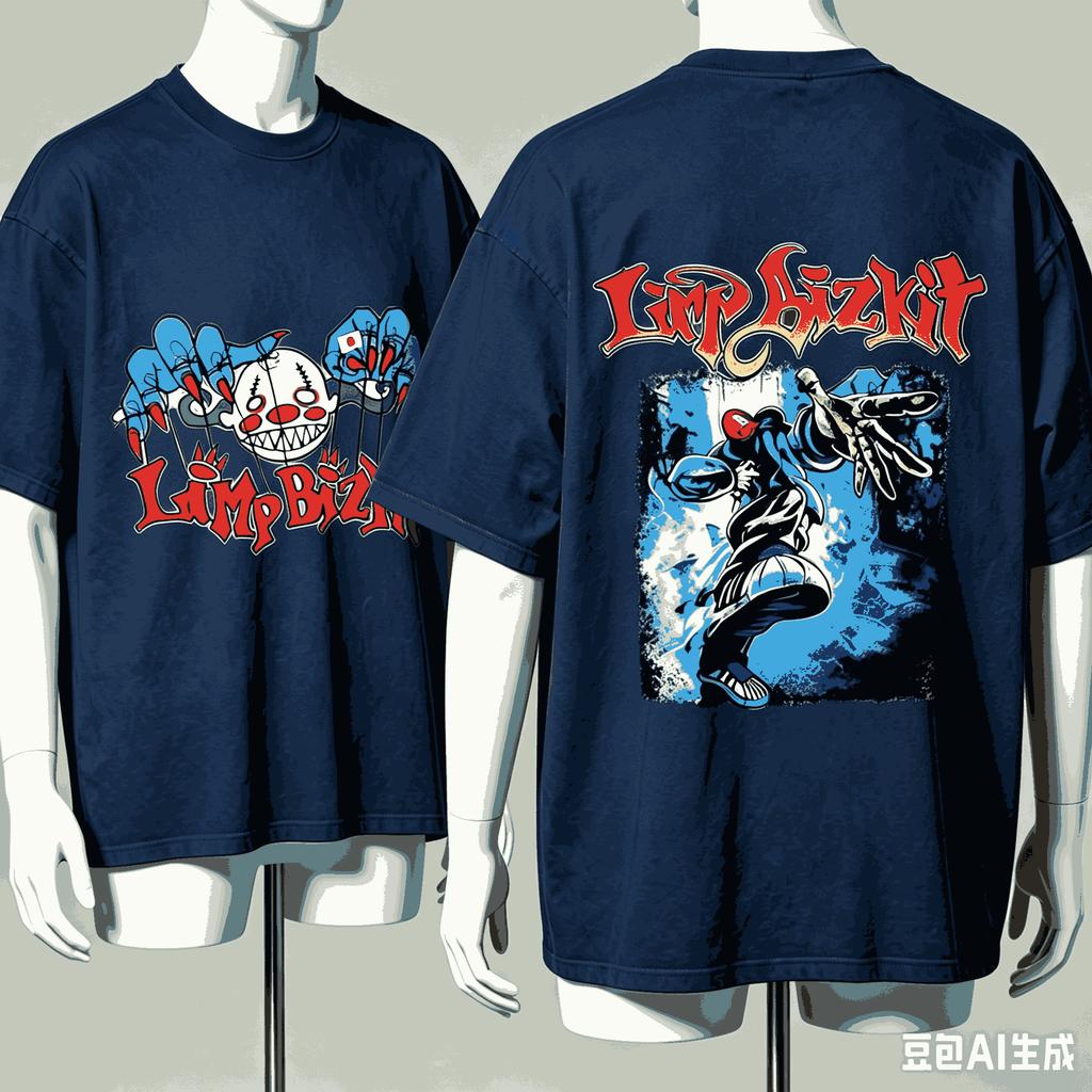 Limp Bizkit For Fan Gift Tshirt Unisex Unisex Harajuku Oversized Unisex Short Sleeve Streetwear High Quality Couples Classic Tee