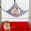 Small Pet   Hammock Hanging Bed for   Hamster Sugar Glider Guinea  (yellow)