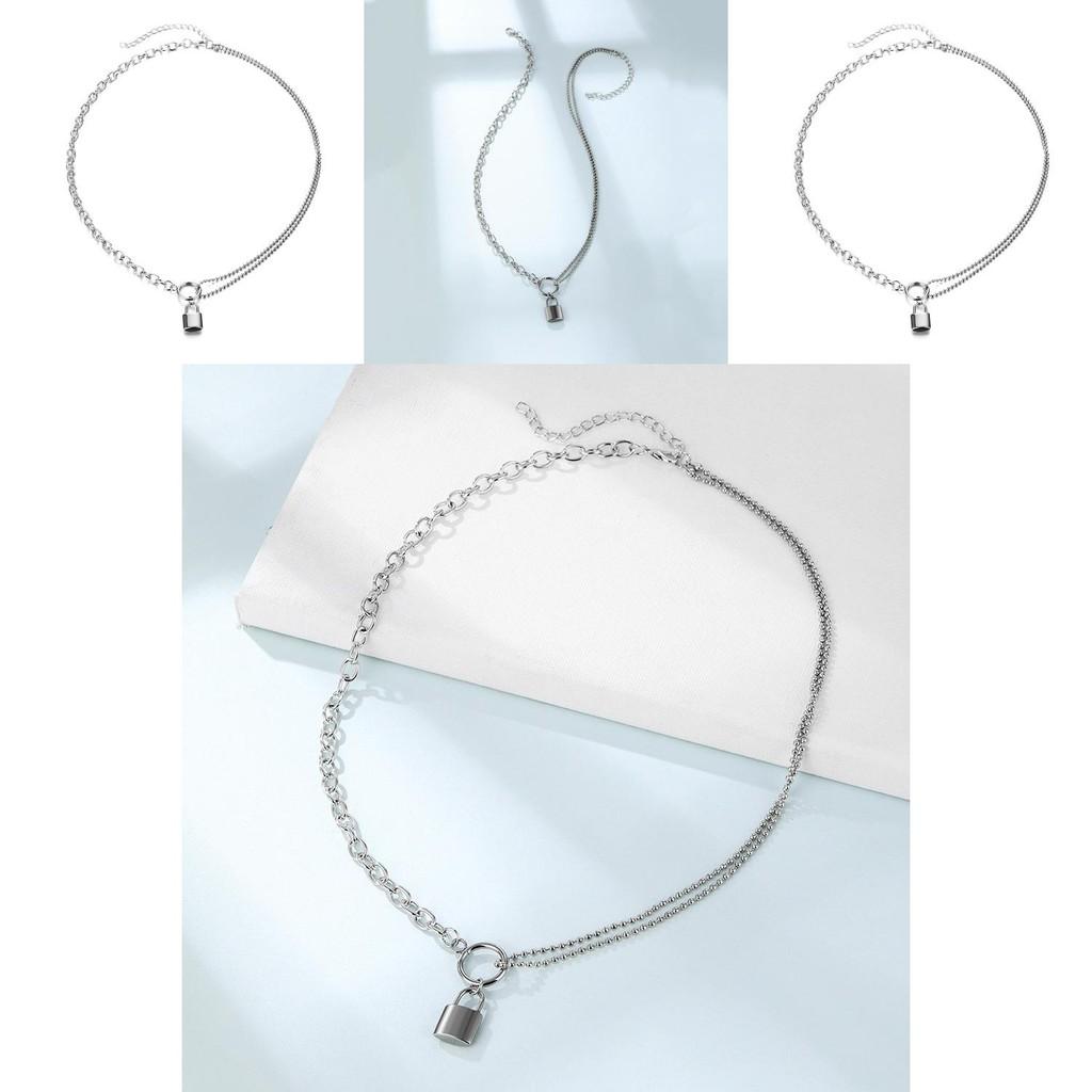 Trendy European And American Style Alloy Choker Necklace With Unique Geometric Pendant