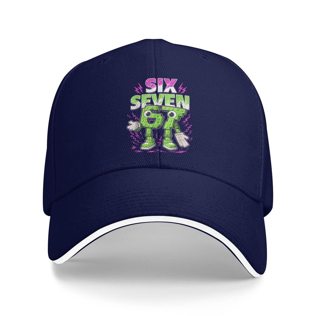 67 Six Seven 6-7 - Funny Italian Brainrot Gaming Meme Casual Baseball Cap Summer Trucker Hat Hot Sale Outdoor Sport Hip Hop Hats
