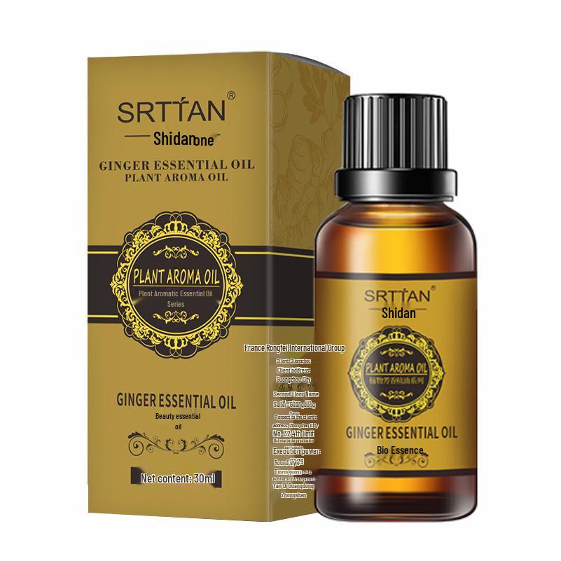 Shidan Ginger Essential Oil for Aromatherapy and Massage Therapy