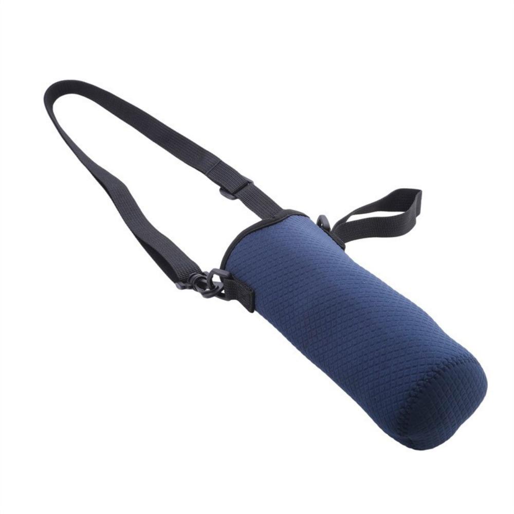 2pcs Neoprene Water Bottle Sleeve Plaid Texture Insulated Water Bottle Bag  Camping