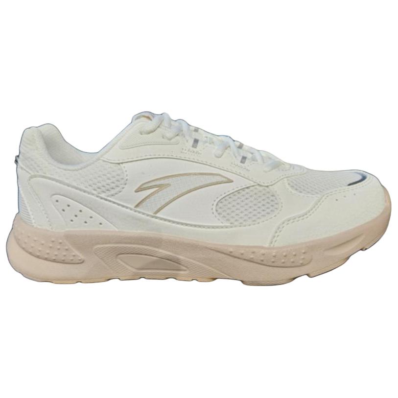 Anta Gravity Comfortable Trendy Shock Absorbing Wear Resistant Low Top Casual Shoes Women Sneaker Paper-White 122528812-5